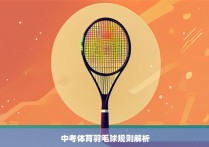 中考体育羽毛球规则解析